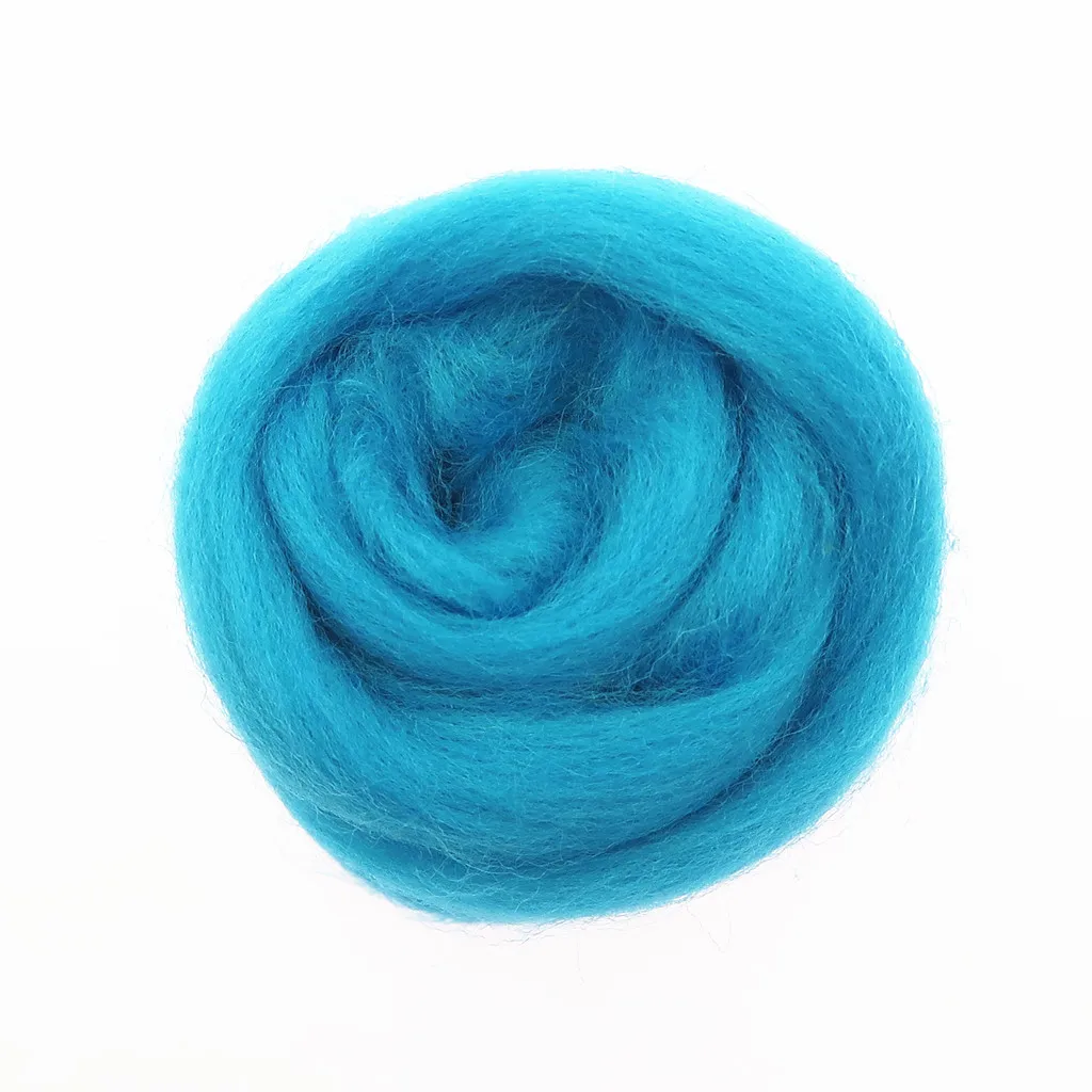 10/50/100g Dark Blue Series Wool Fibre Flower Animal Toy Roving Needle -... - €2,44 EUR