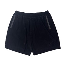 Lululemon Athletica Black Pull On Elastic Waist Pockets Lined Shorts Men... - £22.37 GBP