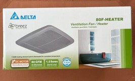 Delta Breez Ceiling/Wall Ventilation Fan 80CFM Retrofit 1.5 Sones White - $116.09