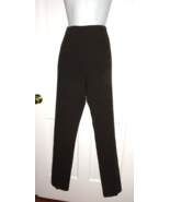 AKRIS PUNTO BROWN SLIM LEG PANT ELASTIC WAIST SIZE 6 - $95.99 CAD