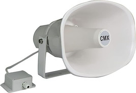 CMX Audio HSK-15TSEN Outdoor Horn Speaker with EN54-24 Certification, White - £70.10 GBP