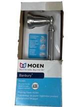 Moen Banbury (Y2608BN) Brushed Nickel Pivoting Toilet Paper Holder - £13.06 GBP