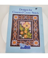 Vintage 1982 Designs For Counted Cross Stitch Pattern Magazine Booklet - $14.26 CAD