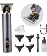 Professional Mens Hair Clippers Zero Gapped Cordless Hair Trimmer Profes... - $44.95