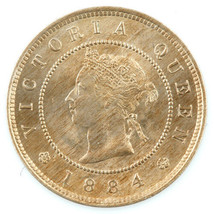1884 Jamaica Farthing Jamaicano Foreign Moneda - $108.89