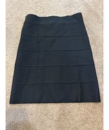 Y2K BCBG Max Azria Bandage Skirt Womens X-Small XS Black Bodycon - £13.04 GBP