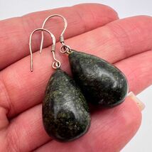 Vintage 925 Sterling Silver Stud Earrings with Stone  Womens Small Elega... - $85.00