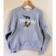 Disneyland Disney Parks gray classic Mickey Mouse sweatshirt size Medium - £19.91 GBP