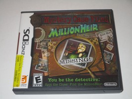 Mystery Case Files: MillionHeir (Nintendo DS, 2008) COMPLETE - £5.57 GBP