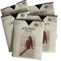 Lot Jockey For Her Sheer Comfort Day control top Pantyhse Tuxedo Black m... - $51.98