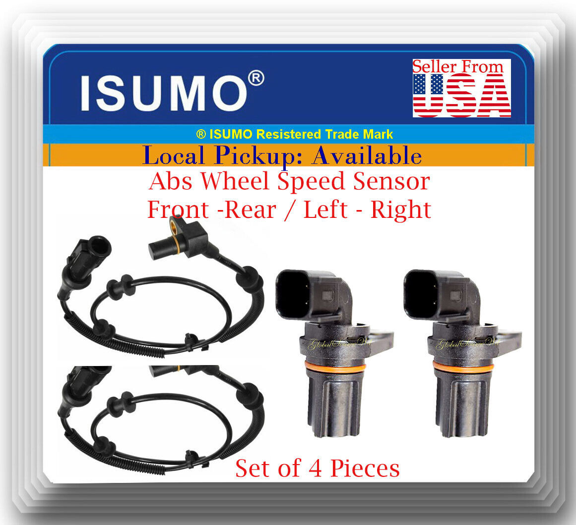 Primary image for 4 ABS Wheel Speed Sensor Front-Rear Left/Right Fits F150 MARK LT 2005-2008 W/4WD