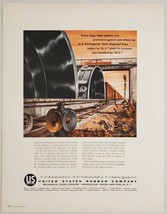 1955 Print Ad United States Rubber Co. Processing Tank on Train Car New York,NY - £13.88 GBP