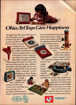 1972 Ohio Art Toys Holiday PRINT AD Etch A Sketch Twirl-O-Paint Cubee Et... - £19.31 GBP