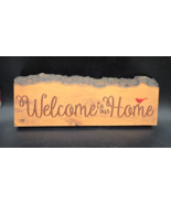 Welcome to Our Home Wood Sign Home Decor 16 x 6 Red Bird - $19.95
