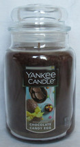 Yankee Candle Large Jar Candle 110-150 Hrs 22 Oz Chocolate Candy Egg Food/Spice - £32.10 GBP