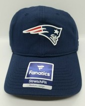 New England  Patriots Fanatics Mens Cap Hat Flex Stretch Fit Medium/Large - $21.36