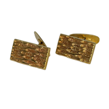 Vintage Mens Solid Gold Cuff Links Cufflinks, w Gift Box - $842.28