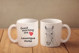 Camargue - mug with a horse and description:&quot;Good morning and love...&quot; H... - £11.79 GBP