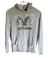 American Eagle Outfitters Gray Pullover Hoodie Sweatshirt Men’s L Size L... - $18.49