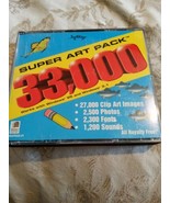 1995 Super Art Pack 33,000 Works with Windows 95 And Windows 3.1 #25 - $8.08 CAD
