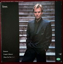 Sting Autographed Record LP Cover - COA #SP58919 - $395.00