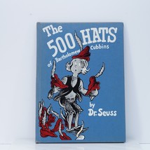 The 500 Hats of Bartholomew Cubbins by Dr. Seuss 1938 1st Edition RARE Blue Teal - £96.64 GBP