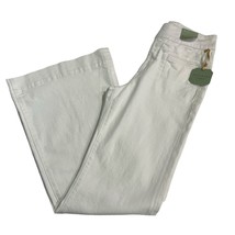 Ryegrass Jeans Womens 2 Flare Leg High Waist White Denim Boho Hippie - $29.30