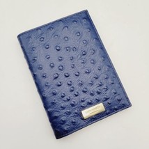 Vtg Kate Spade Alexander Ave Blue Ostrich Embossed Leather Passport Holder  - £36.67 GBP