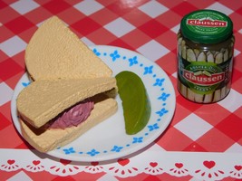 Our Generation Retro Diner Bite to eat Replacement Sandwich &amp; Pickles Lunch - A - £12.69 GBP