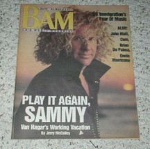 Sammy Hagar BAM Magazine Vintage 1987 Van Halen - £23.59 GBP