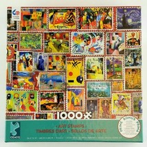 1000 Piece Jigsaw Puzzle Postage Classic Ceaco New Stamp Collector 26.6”... - $17.99