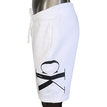 Nwt Calvin Klein Msrp $59.99 Men&#39;s White Drawstring Pull On Shorts S M Xl - £21.39 GBP