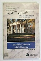 1997 GEORGIA GA Telephone book Crawfordville Lincolnton Metasville Rayle Tignall - £18.30 GBP