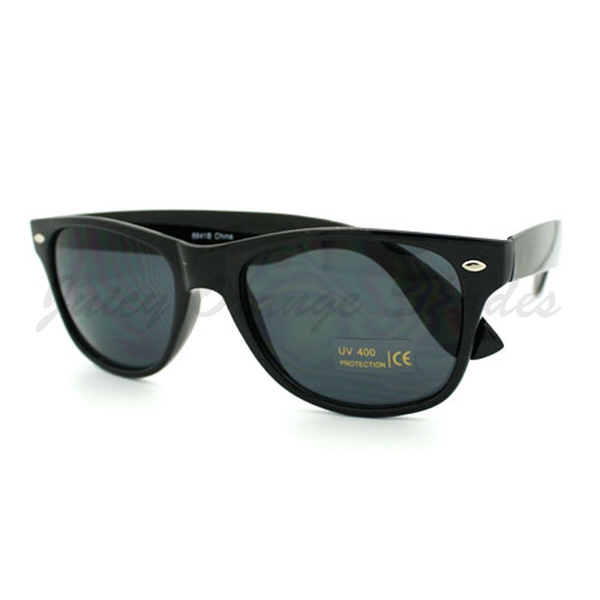 Classique Noir Carré Lunettes de Soleil Vintage Klaxon à Monture Créateu... - $8.86