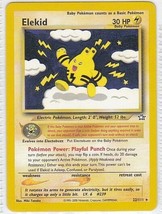 M) Pokemon Nintendo GAMEFREAK Collector Trading Card Elekid 22/111 30HP - $1.97