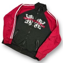 Dragon Lucky Brand Vintage Inspired Full Zip Sweatshirt Jacket Sz 2XL Y2K - $49.49
