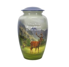 Mountainside Deer Cremation Urn - £103.87 GBP