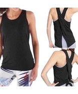 Athleta‎ Essence Tie Back Tank Top Black Extra Small - $24.75