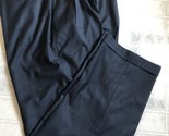 Braggi by Louis Raphael Mens Dress Pants Navy Blue Pleated Cuffed 38x30 - $26.79