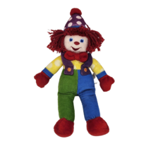 13&quot; GYMBOREE GYMBO CLOWN STUFFED ANIMAL PLUSH TOY MAKES NOISE / SOUND - £22.72 GBP