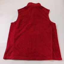 Columbia Granite Mountain Fleece Vest Men's Medium Red Full Zip Pockets XM1024 image 15