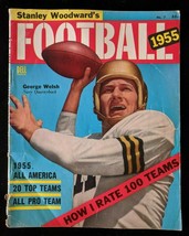 1955 Stanley Woodward&#39;s FOOTBALL Magazine - College Football Preview NAVY - £10.58 GBP