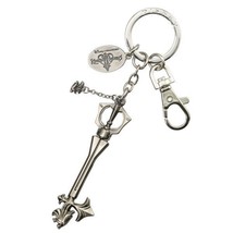 Walt Disney Kingdom Hearts Sleeping Lion Image Pewter Key Ring Key Chain UNUSED - $8.75