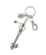 Walt Disney Kingdom Hearts Sleeping Lion Image Pewter Key Ring Key Chain... - $8.75