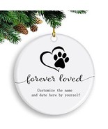 2022 Christmas Ornaments Forever Loved Dog Memorial Ornament Personalize... - $588.89 MXN
