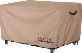 Rectangular Gas Fire Pit Table Cover 52X34 Inch Waterproof Heavy Duty F - £68.63 GBP