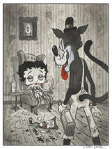 Pop Surrealism Lowbrow Animation Art Print By Frank Forte Fine Art Print Set - £11.98 GBP