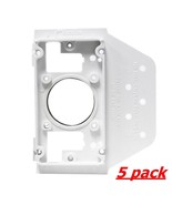 765568W Vaculine Plastic Mounting Plate 5 pack w/3/4&#39;&#39; Spigot for 2x4 - $26.95 CAD