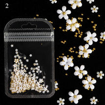 3D Acrylic Flowers Beads Nail Art Decoration Mixed model #02 - $4.47
