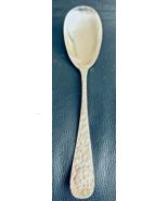 Antique Stieff Sterling Silver Repousse Serving Spoon  / Floral Accent /... - £101.23 GBP